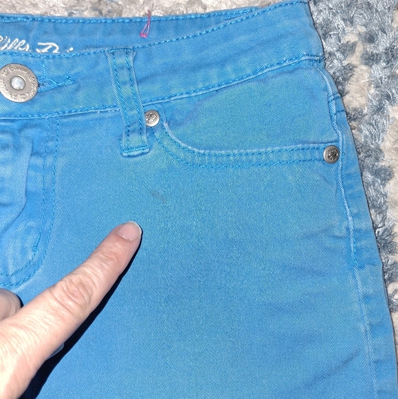 Beverly Hills Princess Turquoise Blue Shorts || 12 EUC - Picture 4 of 4